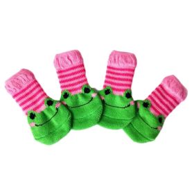 4Pcs Pet Knitted Socks