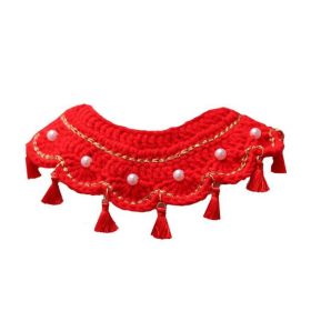 Red New Year Collar Dog