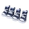 4Pcs Pet Casual Shoes Blue