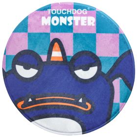 Crabby Tooth Monster Rounded Dog Mat