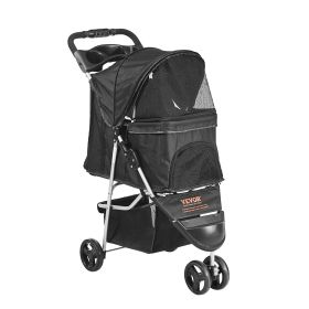 VEVOR 3 Wheel Pet Stroller