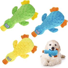 3Pcs Duck-Shaped Dog Plush Toy