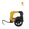 Yellow Outdoor Dog Bicycle Trailer