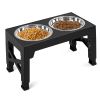 Dog Raised Double Bowl Dog Feeder