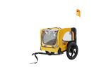 Yellow Outdoor Dog Bicycle Trailer