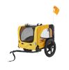 Yellow Outdoor Dog Bicycle Trailer