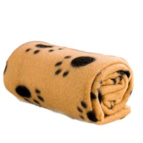 Paw Prints Fleece Blankets (Color: Q3)