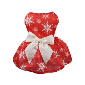 Pet Vest Skirt Clothing (Color: Red)