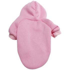 Pet Sweatshirt With Hoodie (Color: Pink)