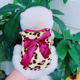 Winter Warm Pet Clothing (Color: Dark Pink)