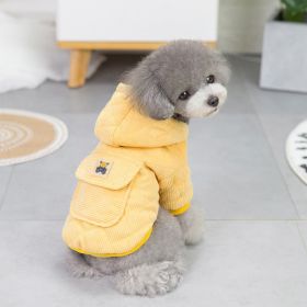 Teddy pet clothes (colour: Starter - Yellow)