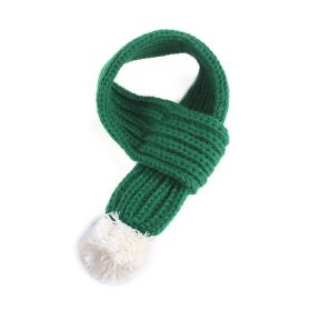 Pet Knitted Scarf (colour: green)