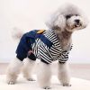 Cartoon Bear Design Dog Four-legged Jumpsuit