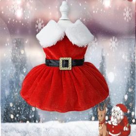 Christmas Dog Dresses (Color: A)