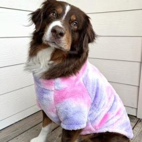 Soft Plush Pullover - Tie-Dye Pink & Purple (DD Size: 2XL)